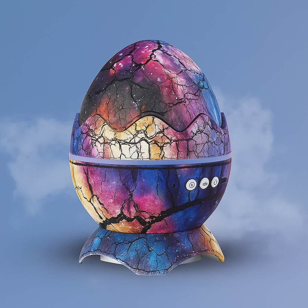 Crack Translucent Dinosaur Egg Bluetooth Speaker Water Ripple Starlight