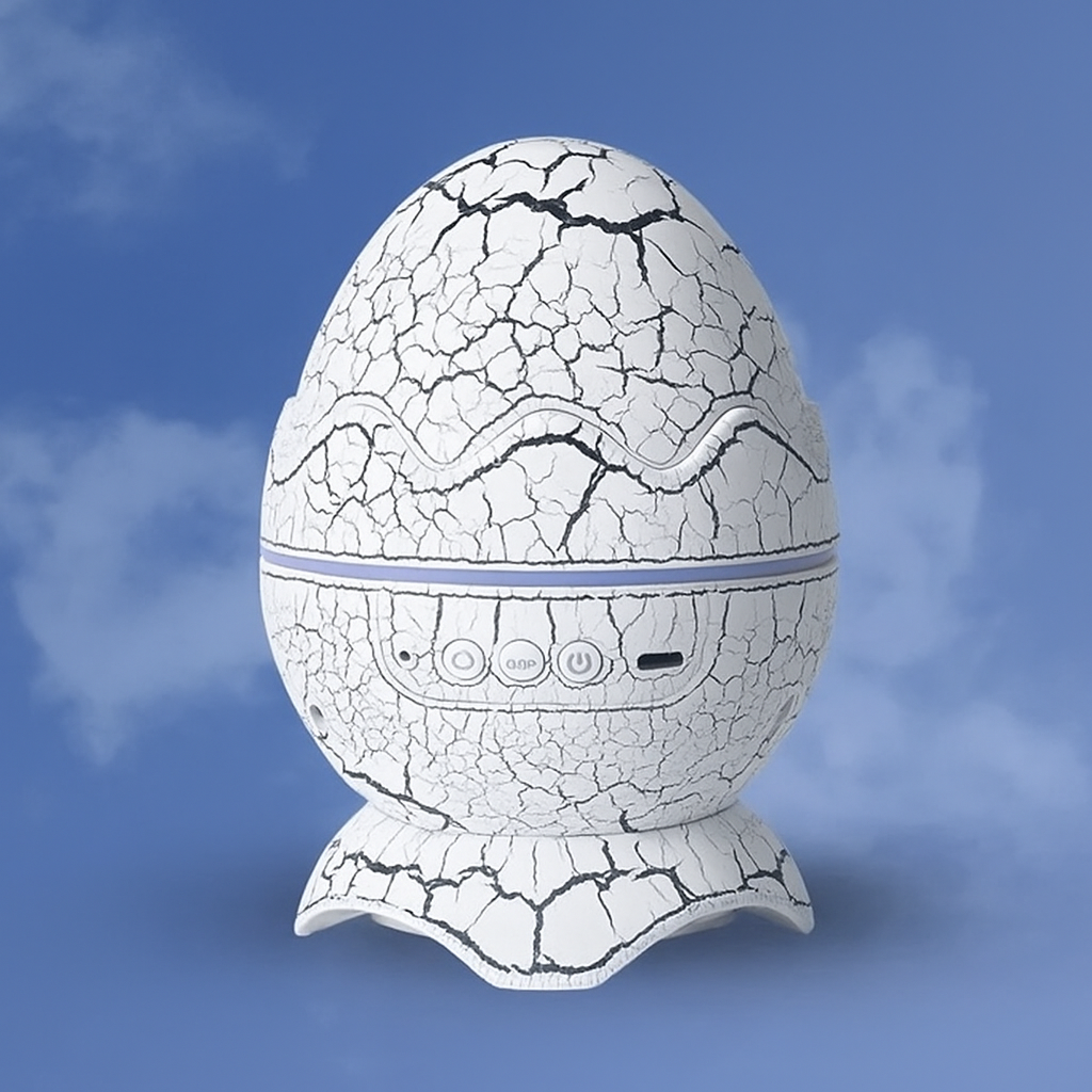 Crack Translucent Dinosaur Egg Bluetooth Speaker Water Ripple Starlight